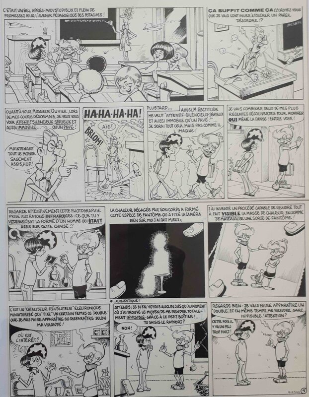 Génial Olivier by Jacques Devos - Comic Strip