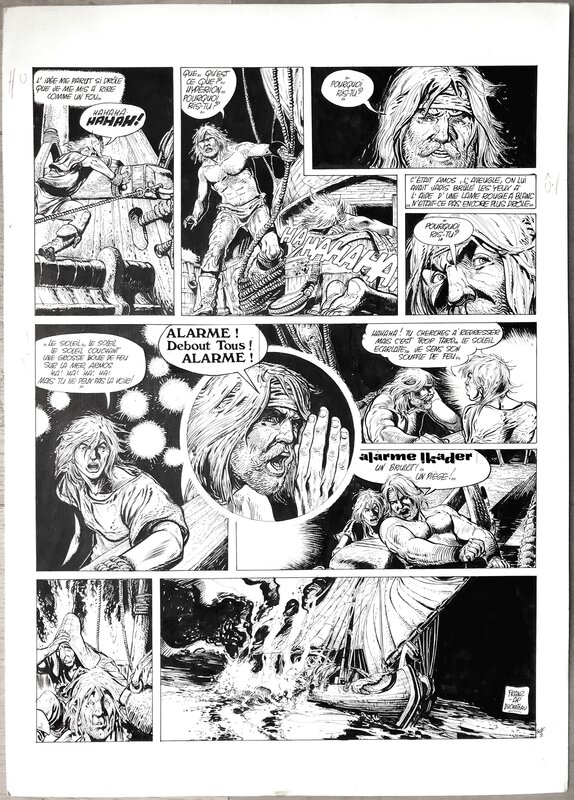 Franz, Original page - Hyperion - Comic Strip