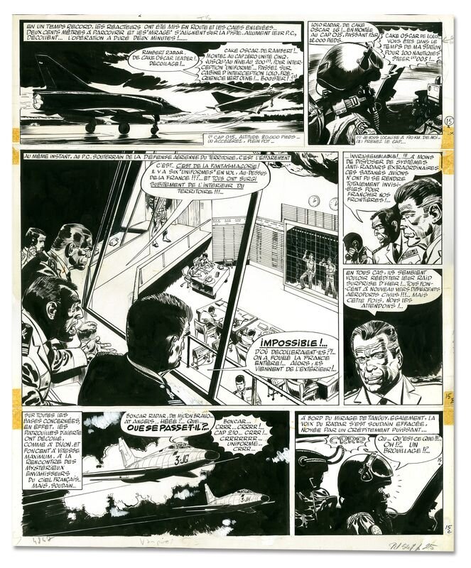 Jijé, Jean-Michel Charlier, Les vampires attaquent la nuit - Comic Strip