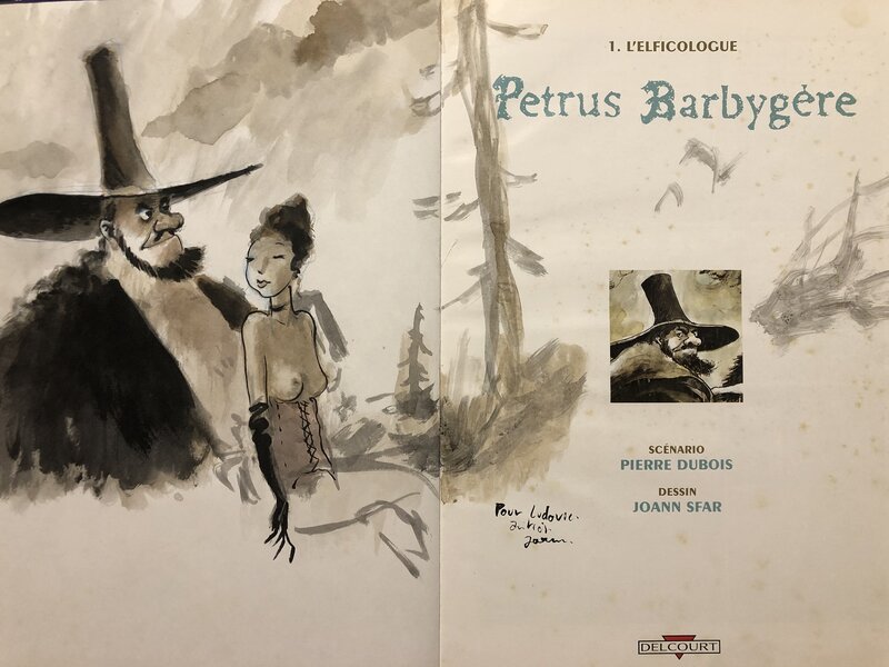 Petrus Barbygère by Joann Sfar - Sketch