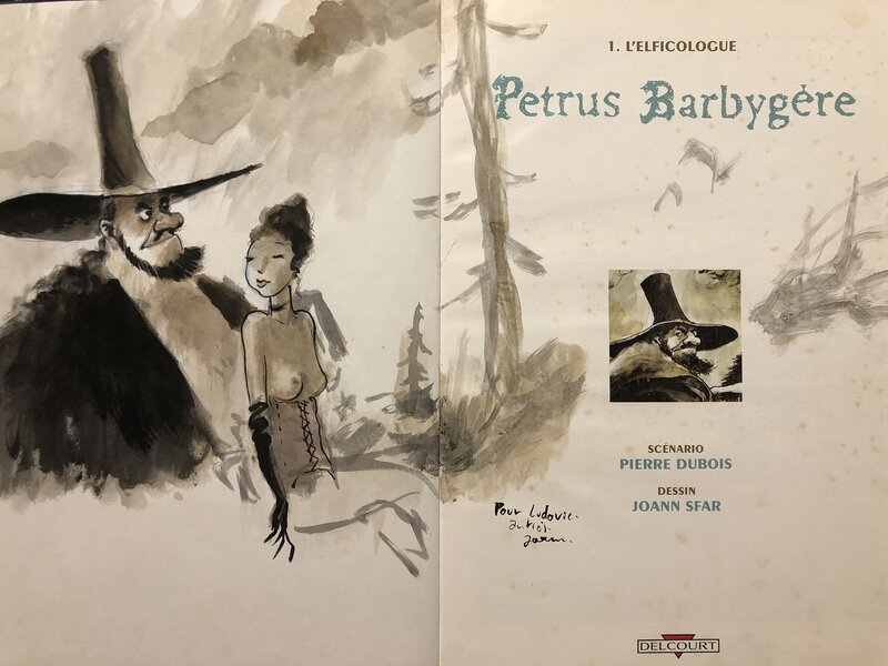 Petrus Barbygère par Joann Sfar - Dédicace