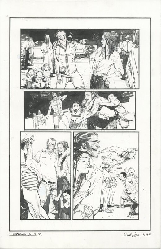 Sean Gordon Murphy - Chrononauts 4 Pg 34 - Original Illustration