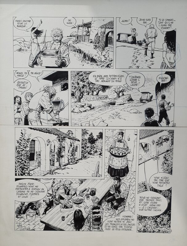 Franz, Lester Cockney La déchirure p.10 - Planche originale