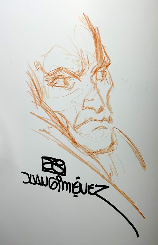 Juan Giménez, Metabaron Dedication - Sketch