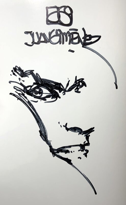 Juan Giménez, Metabaron - Dedication - Sketch