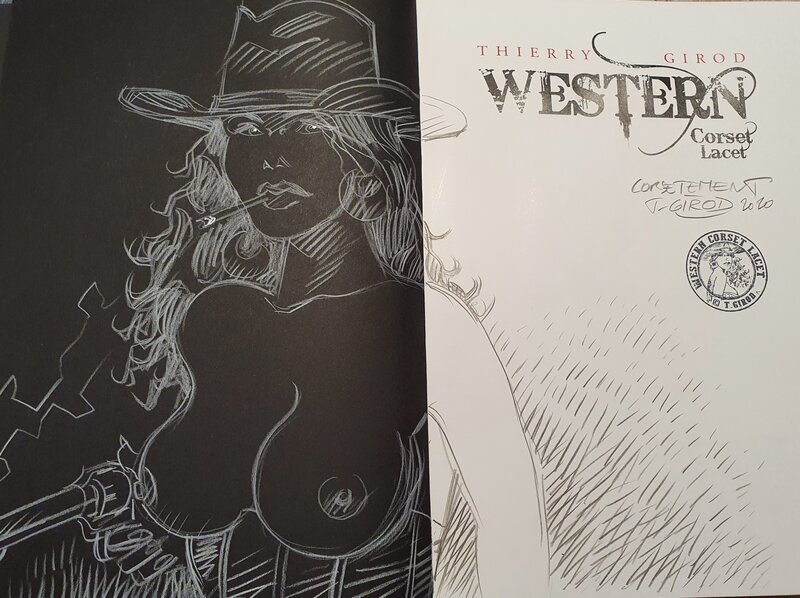 Western Corset by Thierry Girod - Sketch