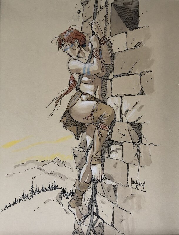 Indienne 1 by André Juillard - Original Illustration