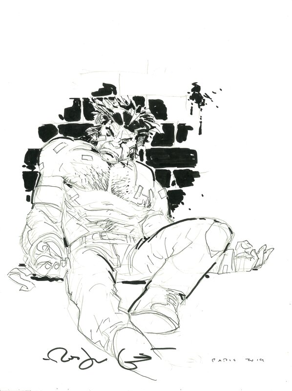 Wolverine par Rick Leonardi - Dédicace
