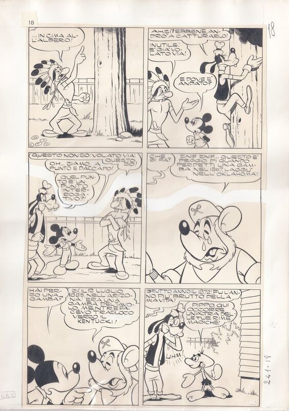 TOPOLINO 121 by Giovan Battista Carpi, Guido Martina - Comic Strip