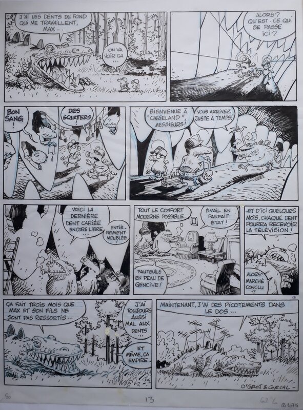 Les Dragz par O'Groj, Corcal - Planche originale