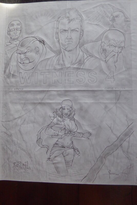 Witness 4 by Chrys Millien - Original art