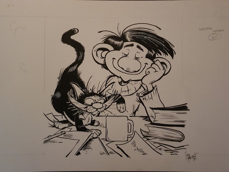 Guust flater by Joey Potargent - Original Illustration