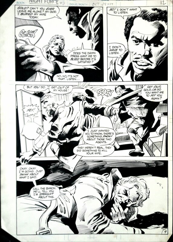 Gene Colan, Bob Smith, Night force #3, planche 9 - Comic Strip