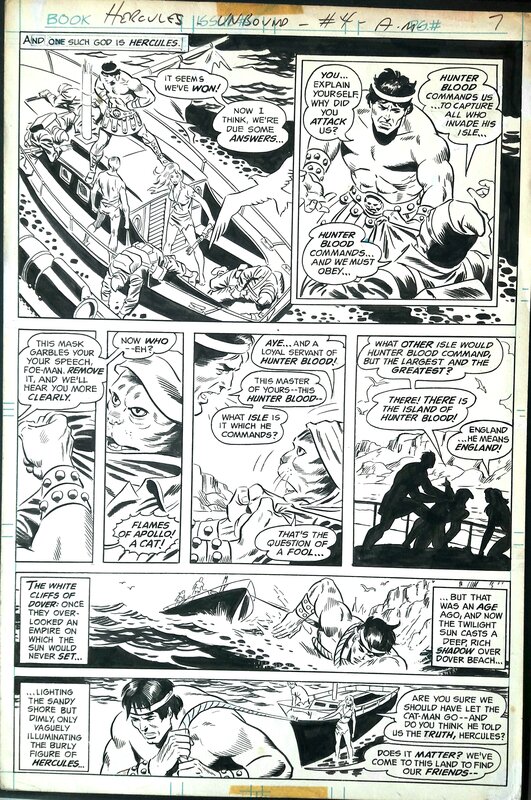 José Luis García-López, Wally Wood, Hercules Unbound, planche originale - Comic Strip