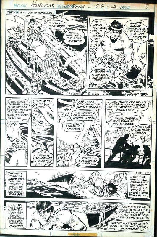 José Luis García-López, Wally Wood, Hercules Unbound, planche originale - Planche originale