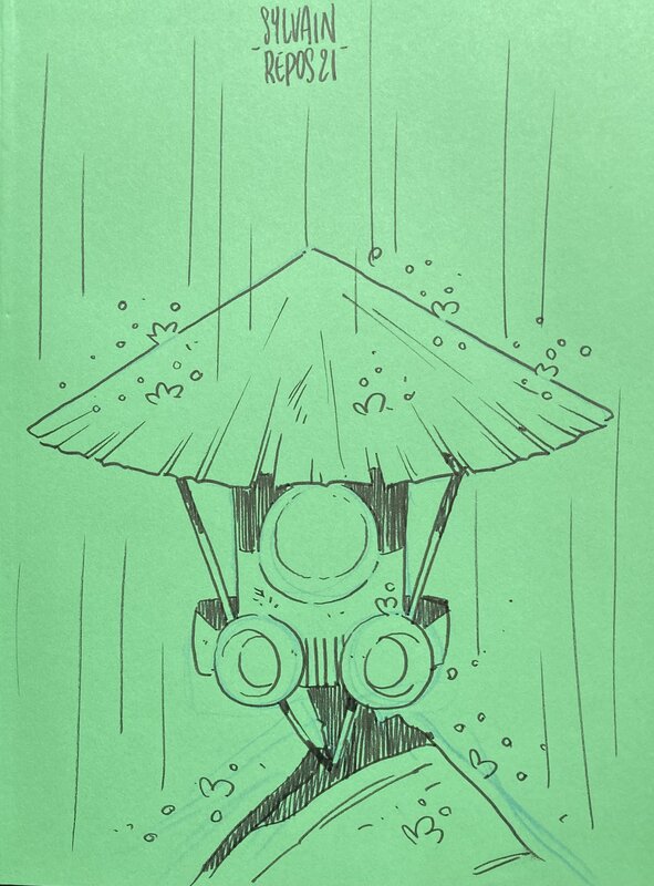Yojimbot - dédicace par Sylvain Repos - Sketch