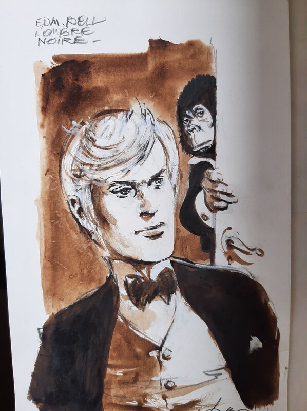 Edmund BELL by René Follet - Original Illustration