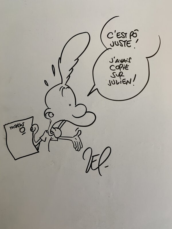 Titeuf par Zep - Dédicace