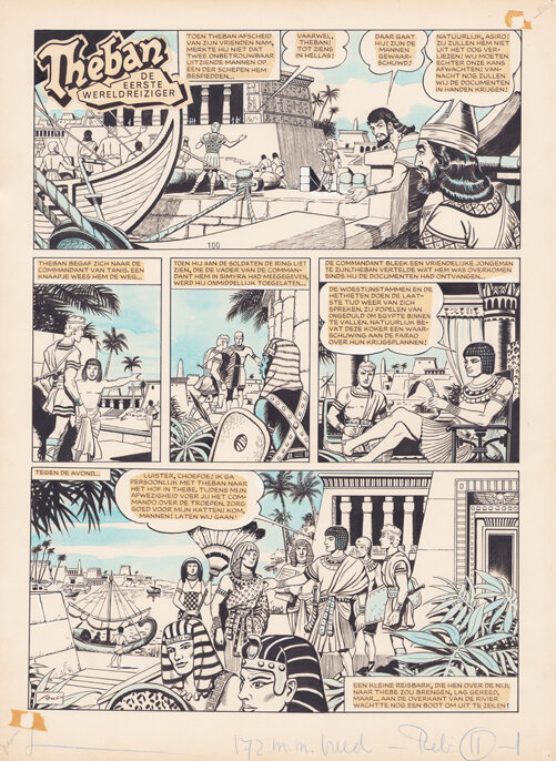 Bert Bus | Theban de eerste ruimtereiziger 100 - Comic Strip