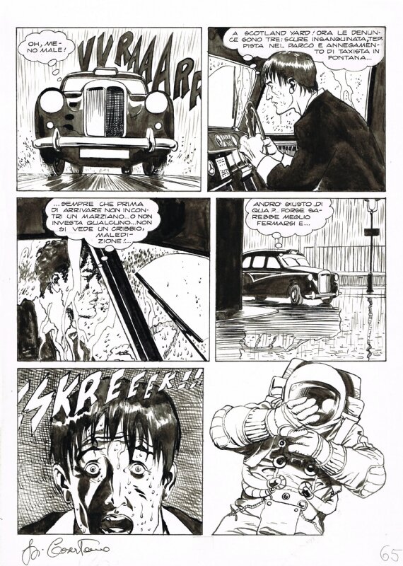 Giampiero Casertano, Dylan Dog - Dopo Mezzanotte - pag.61 - Comic Strip