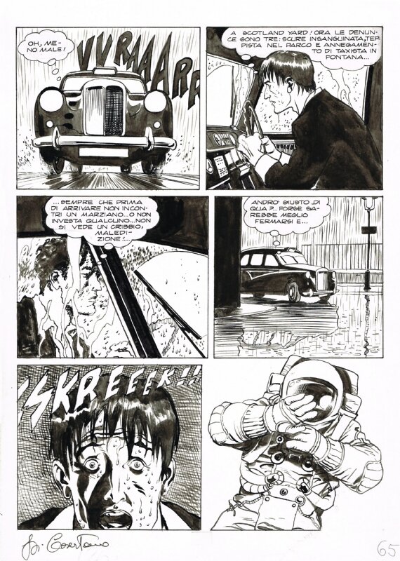 Giampiero Casertano, Dylan Dog - Dopo Mezzanotte - pag.61 - Planche originale