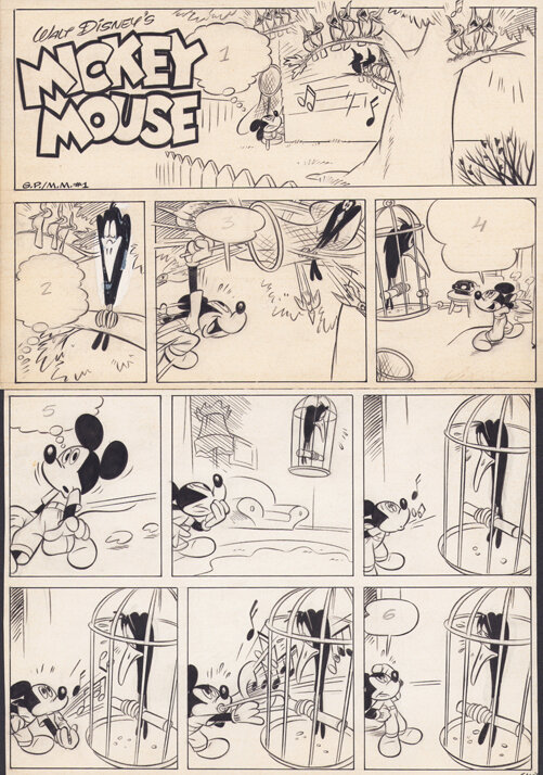 Daan Jippes |1970 | Kraaienliefde page 1 - Comic Strip