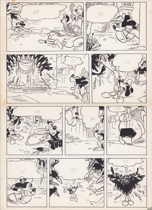 Daan Jippes |1970 | Kraaienliefde page 4 - Planche originale