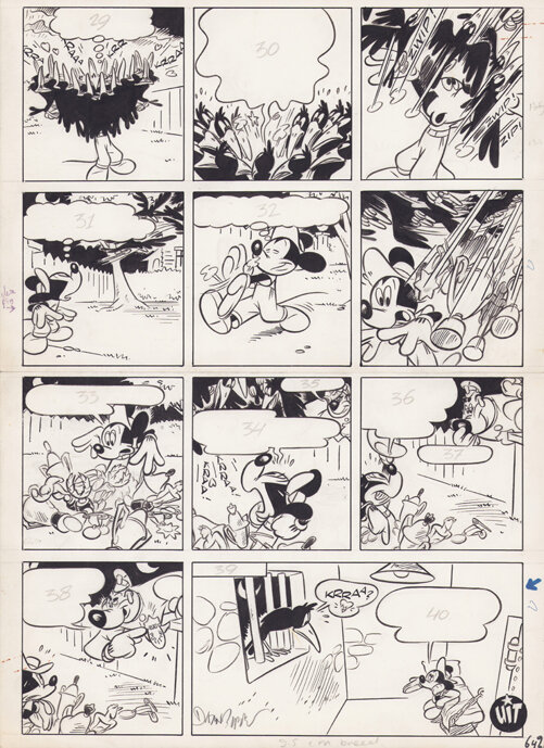 Daan Jippes |1970 | Kraaienliefde page 5 - Planche originale