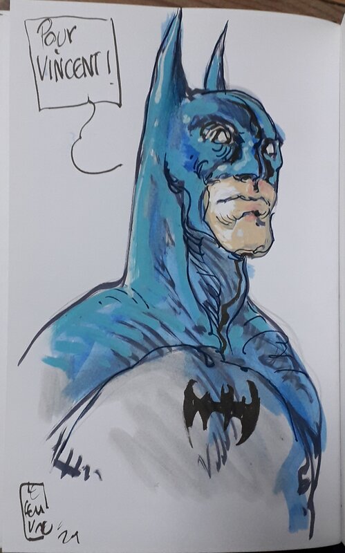 Batman by Laurent Lefeuvre - Sketch
