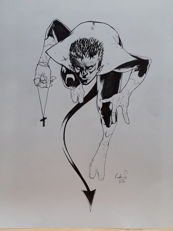 Radja Sauperamaniane, Kurt Wagner,  Nightcrawler - Illustration originale