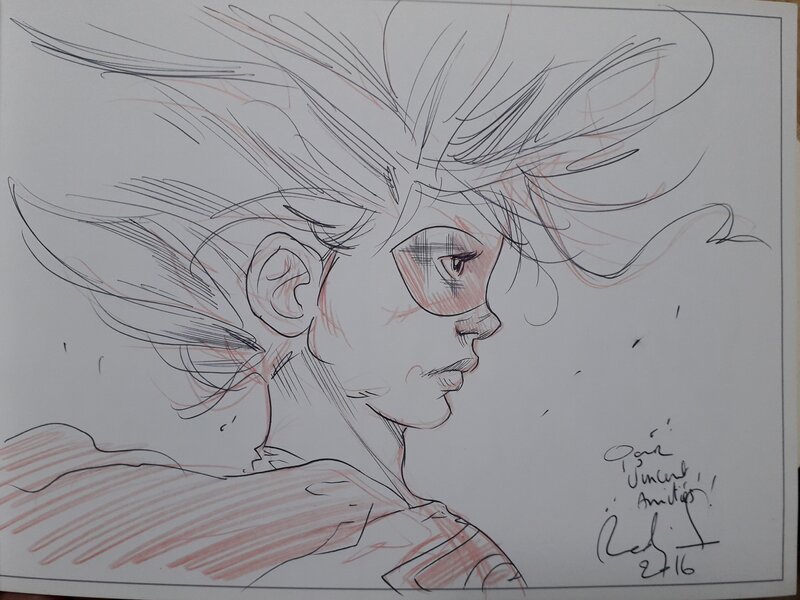 Super héroïne by Radja Sauperamaniane - Sketch