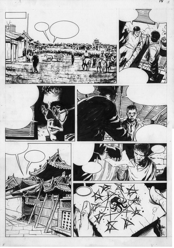 For sale - Manuel Garcia, Akham Mysteries Tome 1 planche 14 - Comic Strip