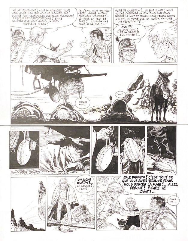 Hermann, Jeremiah, vol. 2, Du sable Plein les dents, pág 7 - Comic Strip