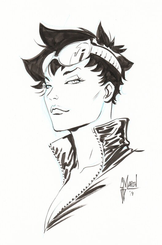 Catwoman par Guillem March - Dédicace