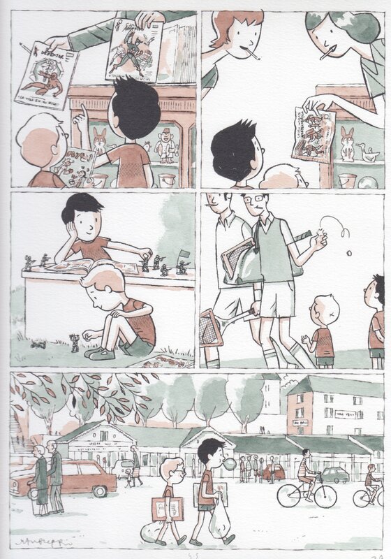 Juan Berrio, El niño que, pag. 79 - Planche originale