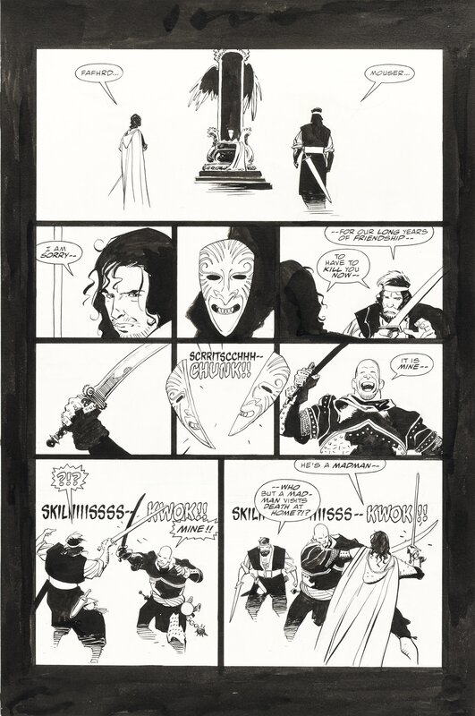 Mike Mignola, Al Williamson, Fafhrd and the Gray Mouser #3 Pg. 15 - Comic Strip
