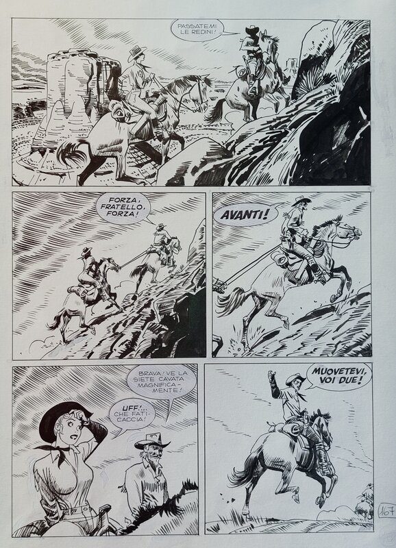 Tex Willer pg by Jordi Bernet - Comic Strip