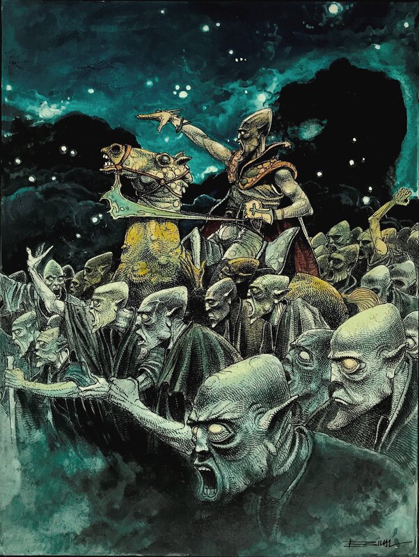 La Mort d'Orion by Enki Bilal - Original Cover