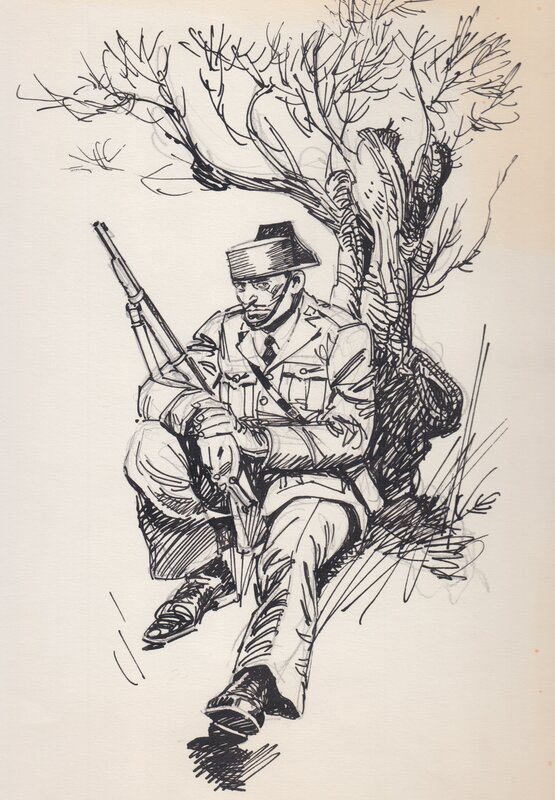 Guardia Civil par Adolfo Usero - Illustration originale