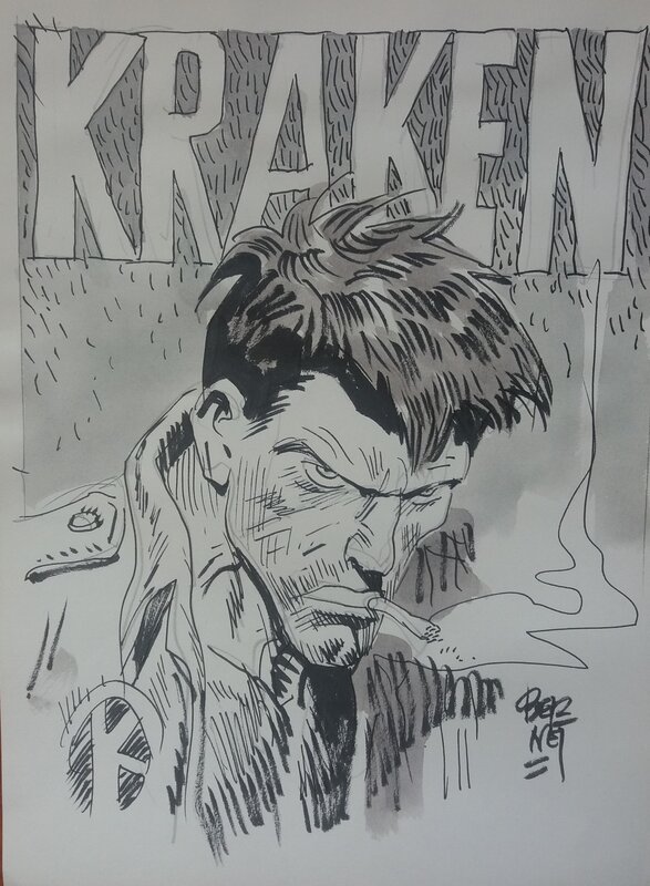 Kraken par Jordi Bernet - Illustration originale