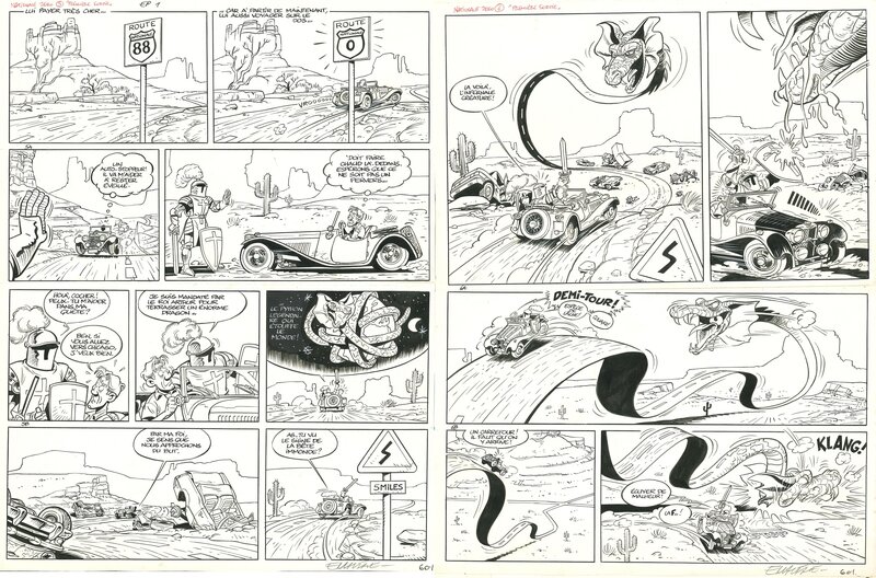 Éric Maltaite, Jean-Louis Janssens, Nationale zéro - épisode 1 - pl 5 et 6 - Comic Strip