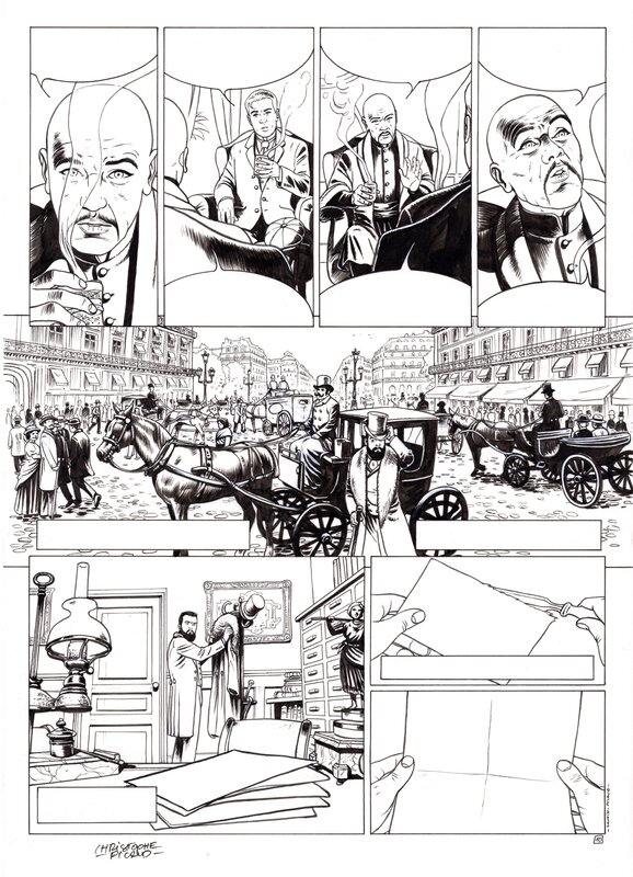 For sale - Christophe Picaud, Jean-Charles Gaudin, Planche 10 DE ROULETABILLE TOME 3 : 