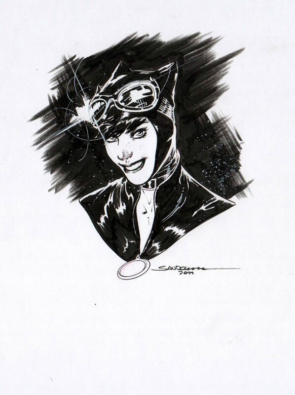 Catwoman by Rafa Sandoval - Sketch
