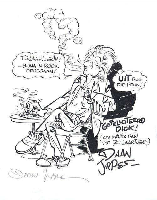 Daan Jippes | 2013 | Dick Matena 70 - Original Illustration