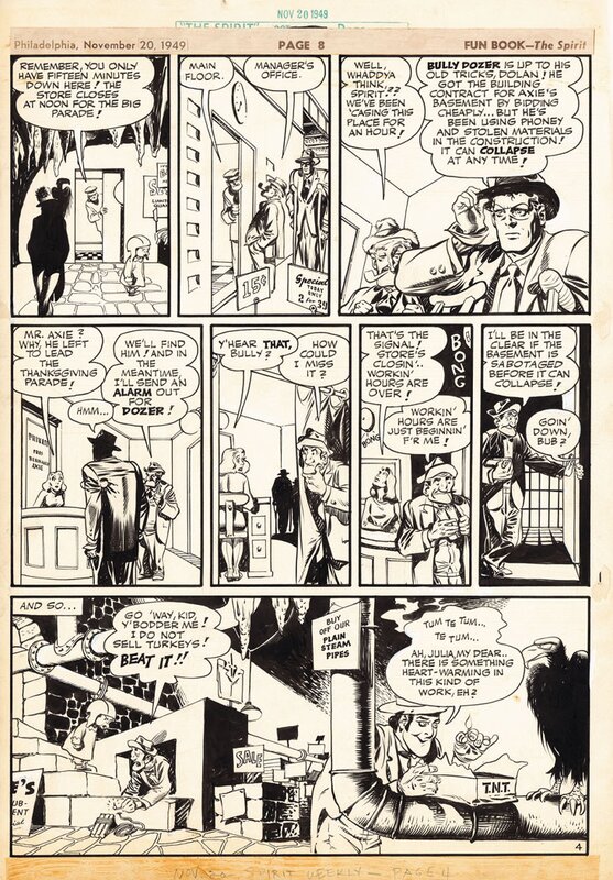 Will Eisner, The Spirit 1949 - Comic Strip
