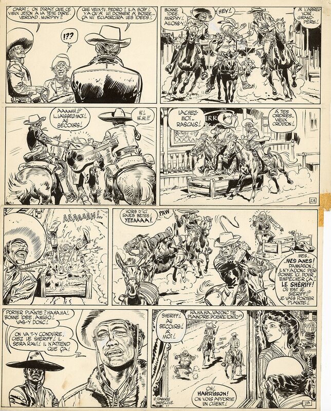 Jean Giraud, Gir, Jean-Michel Charlier, Blueberry - L'Homme a l'etoile d'argent - T6 p2 - Comic Strip
