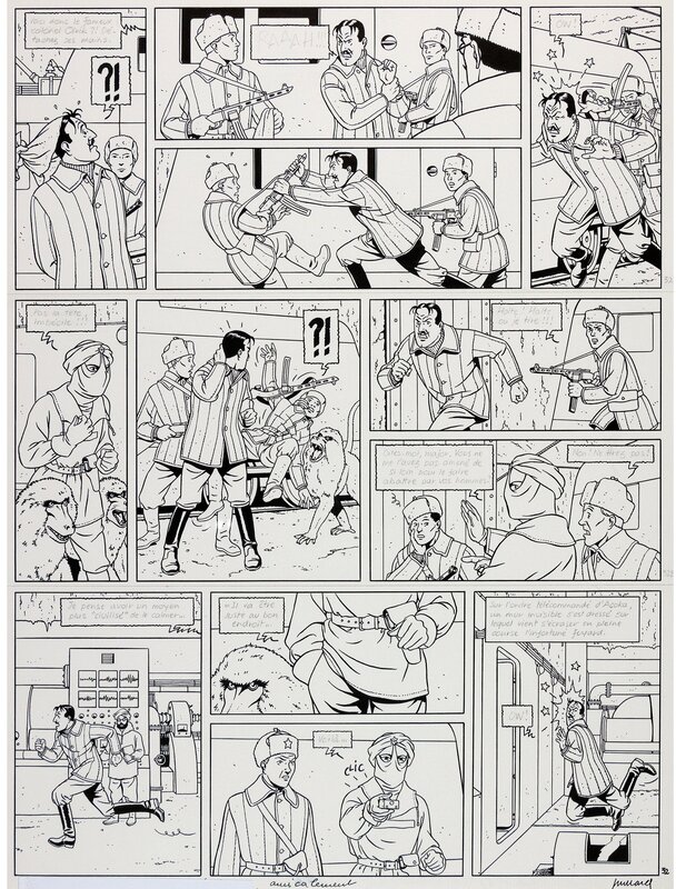 André Juillard, Yves Sente, Blake et Mortimer - Les sarcophages du 6e continent #1 - T16 p32 - Planche originale