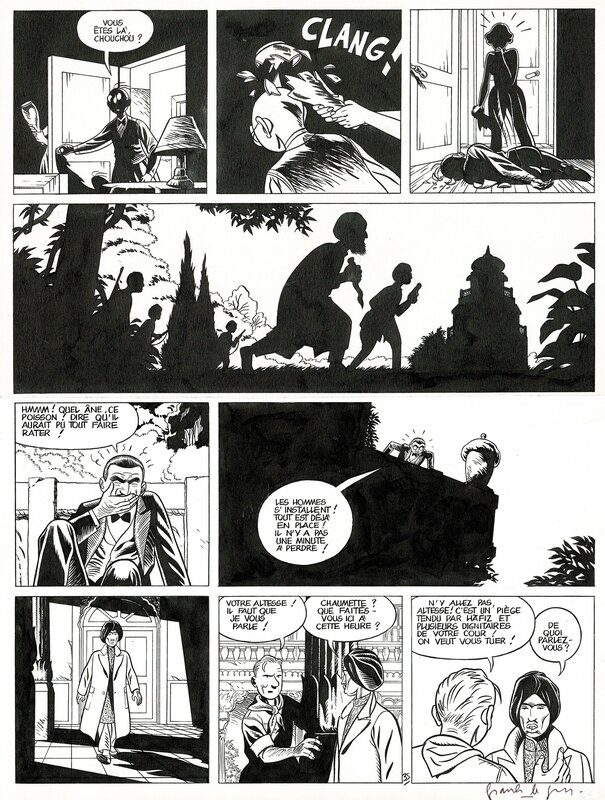 Frank Le Gall, Theodore Poussin - La terrasse des Audiences T2 - T10 p35 - Comic Strip