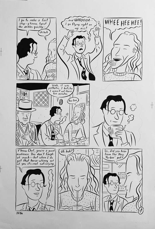 Seth, It's a Good Life, If You Don't Weaken, pg. 34 - Comic Strip