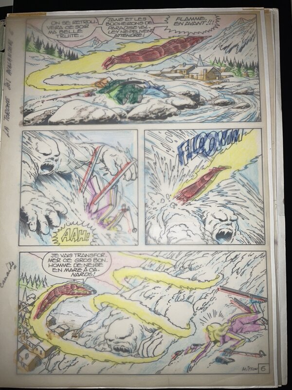 Sos AVALANCHES p 6 by Jean-Yves Mitton - Comic Strip